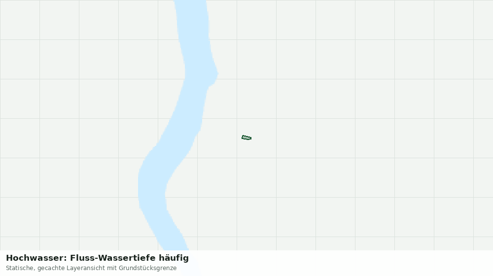 Statische Kartenansicht: Hochwasser: Fluss-Wassertiefe häufig
