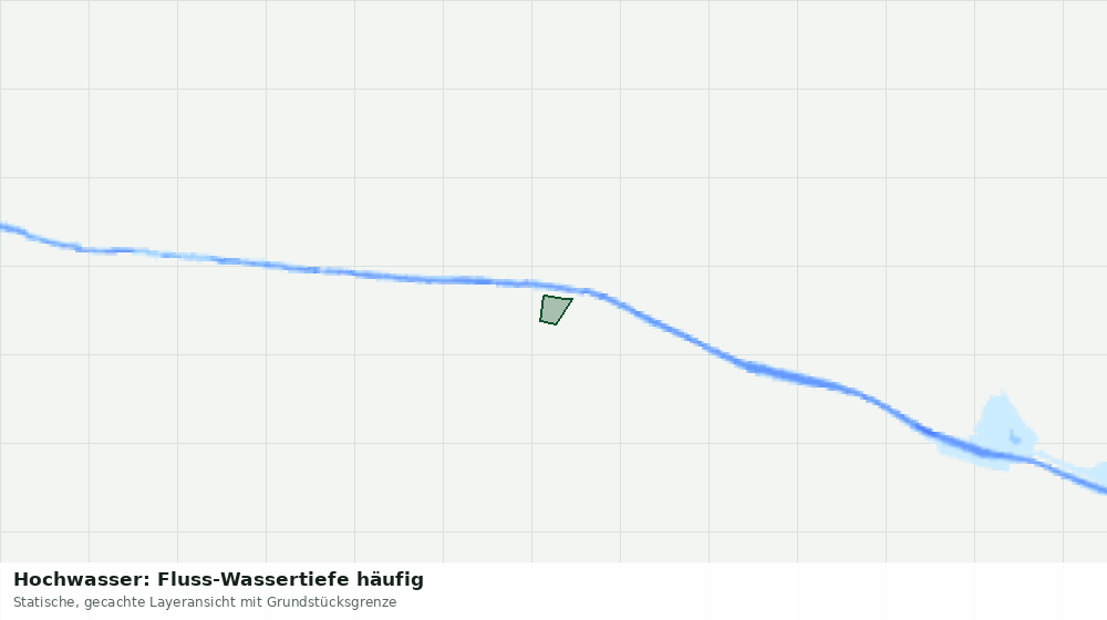Statische Kartenansicht: Hochwasser: Fluss-Wassertiefe häufig