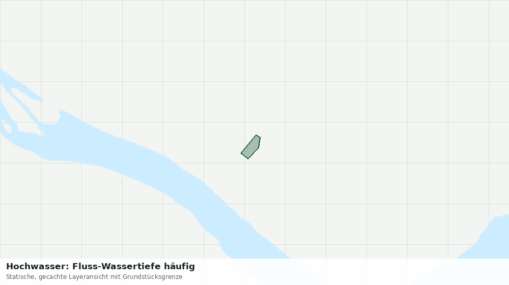Statische Kartenansicht: Hochwasser: Fluss-Wassertiefe häufig