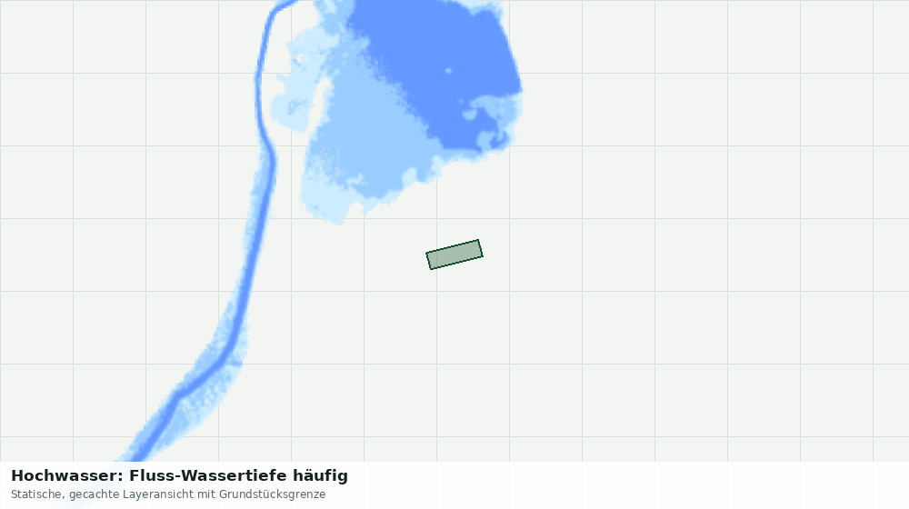 Statische Kartenansicht: Hochwasser: Fluss-Wassertiefe häufig