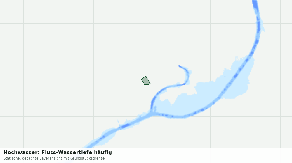 Statische Kartenansicht: Hochwasser: Fluss-Wassertiefe häufig