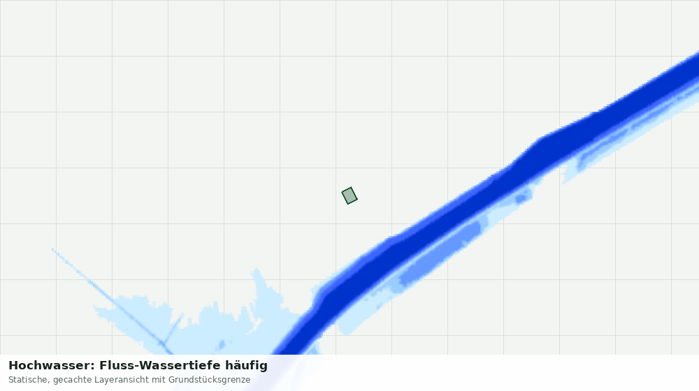 Statische Kartenansicht: Hochwasser: Fluss-Wassertiefe häufig