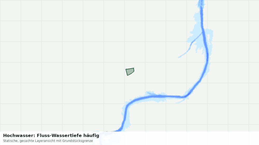 Statische Kartenansicht: Hochwasser: Fluss-Wassertiefe häufig