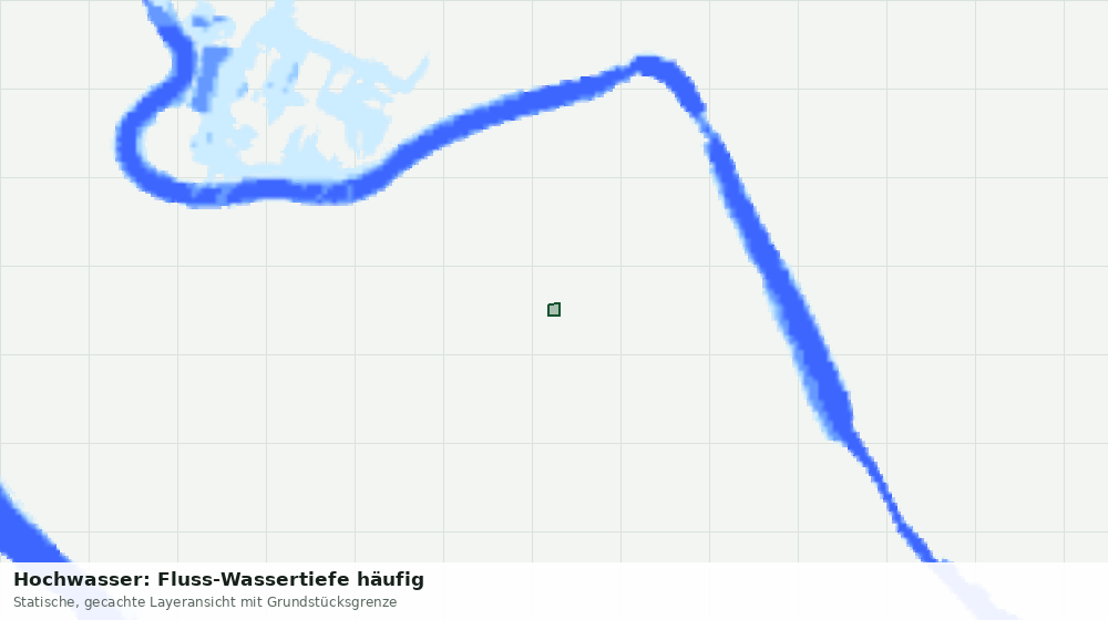 Statische Kartenansicht: Hochwasser: Fluss-Wassertiefe häufig