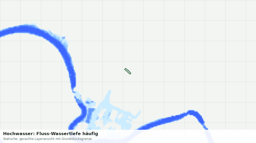 Statische Kartenansicht: Hochwasser: Fluss-Wassertiefe häufig