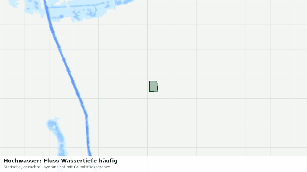 Statische Kartenansicht: Hochwasser: Fluss-Wassertiefe häufig