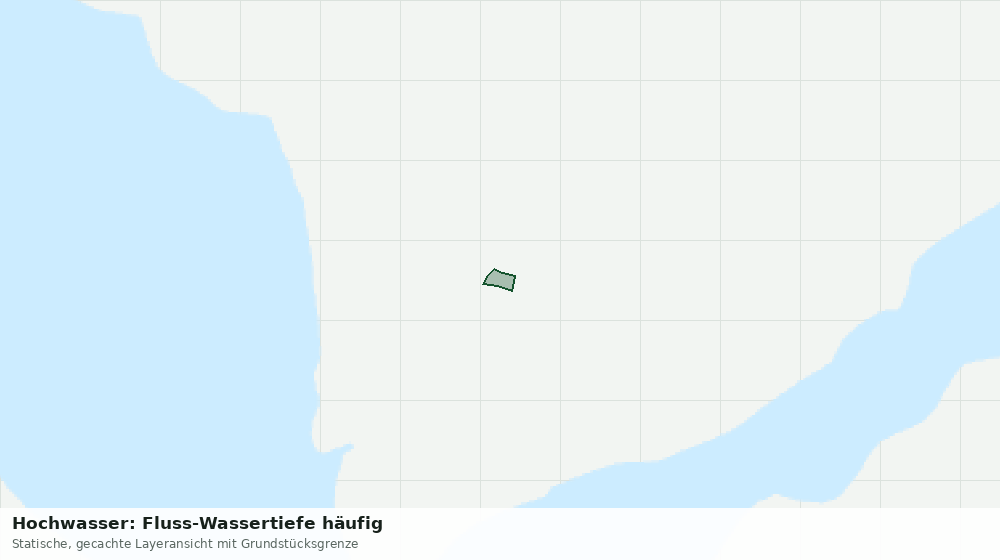 Statische Kartenansicht: Hochwasser: Fluss-Wassertiefe häufig