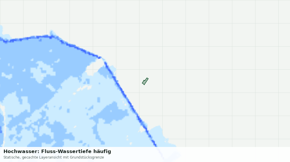 Statische Kartenansicht: Hochwasser: Fluss-Wassertiefe häufig
