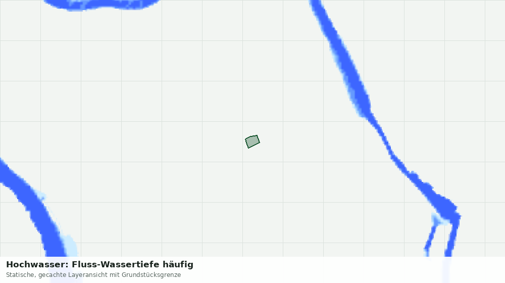 Statische Kartenansicht: Hochwasser: Fluss-Wassertiefe häufig