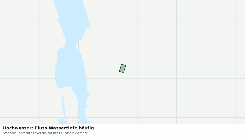 Statische Kartenansicht: Hochwasser: Fluss-Wassertiefe häufig