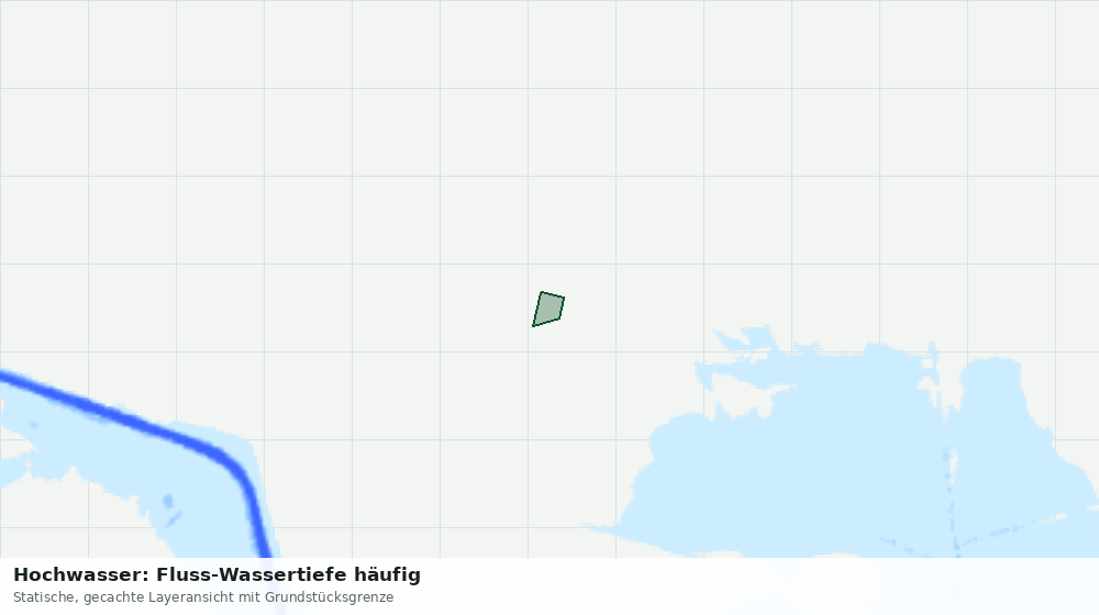 Statische Kartenansicht: Hochwasser: Fluss-Wassertiefe häufig