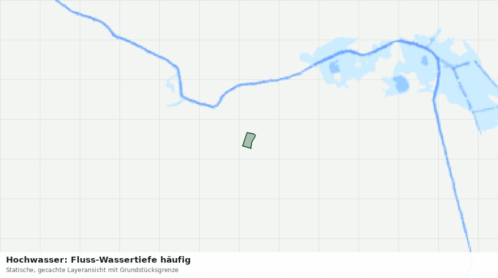 Statische Kartenansicht: Hochwasser: Fluss-Wassertiefe häufig