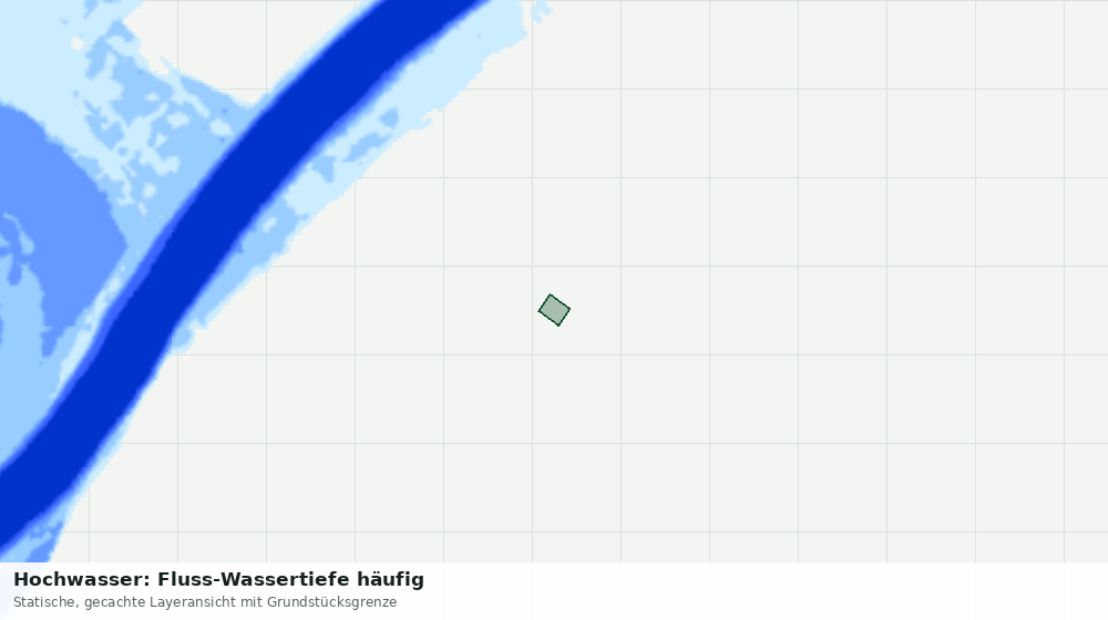 Statische Kartenansicht: Hochwasser: Fluss-Wassertiefe häufig