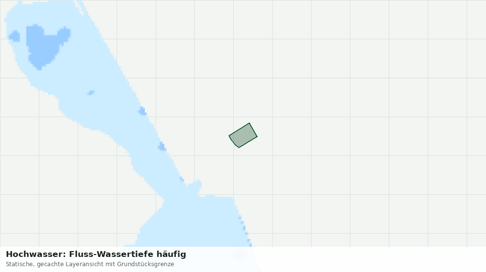 Statische Kartenansicht: Hochwasser: Fluss-Wassertiefe häufig