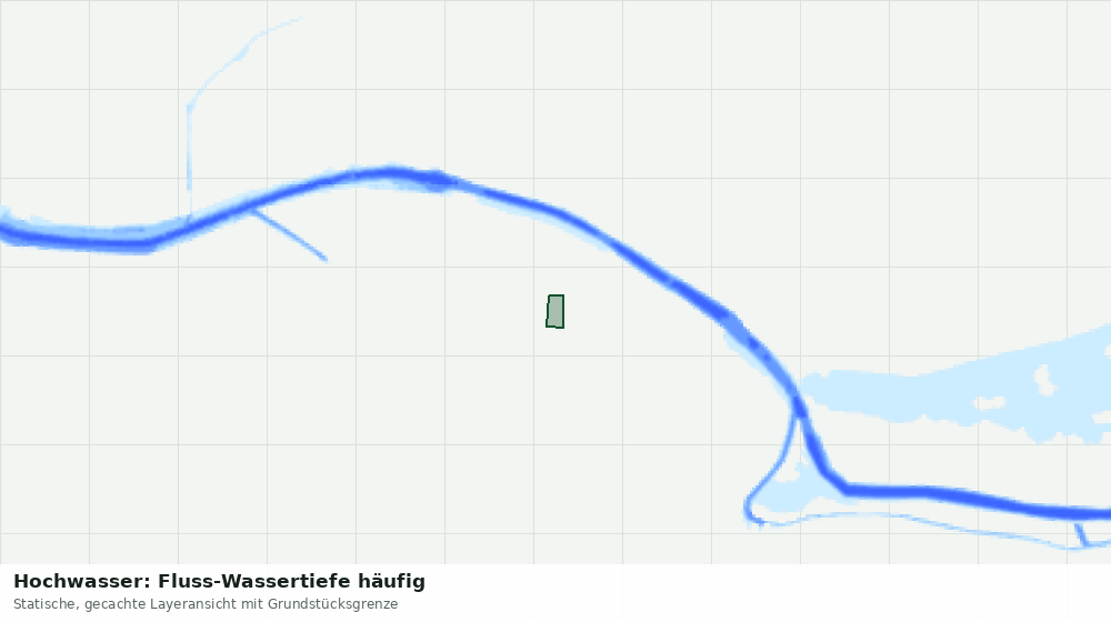 Statische Kartenansicht: Hochwasser: Fluss-Wassertiefe häufig