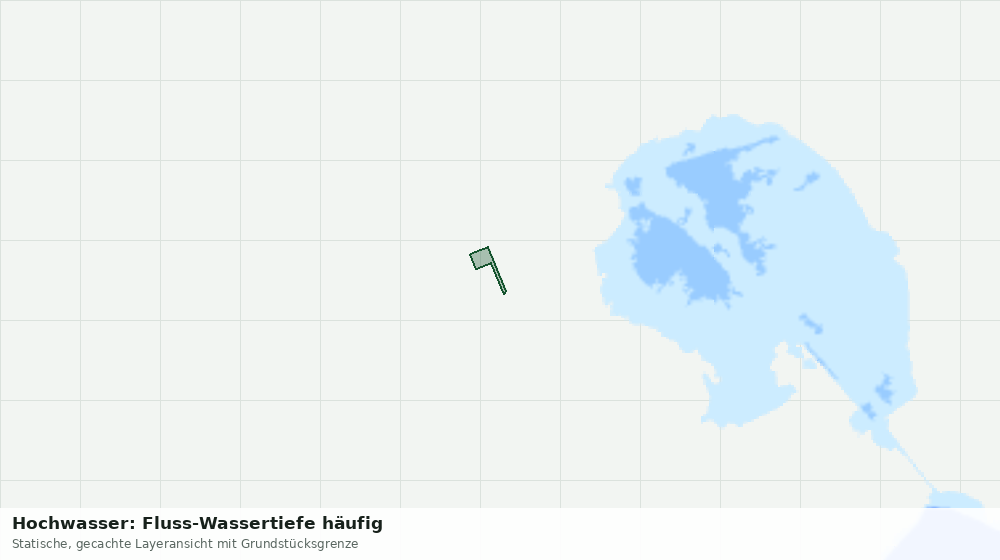 Statische Kartenansicht: Hochwasser: Fluss-Wassertiefe häufig
