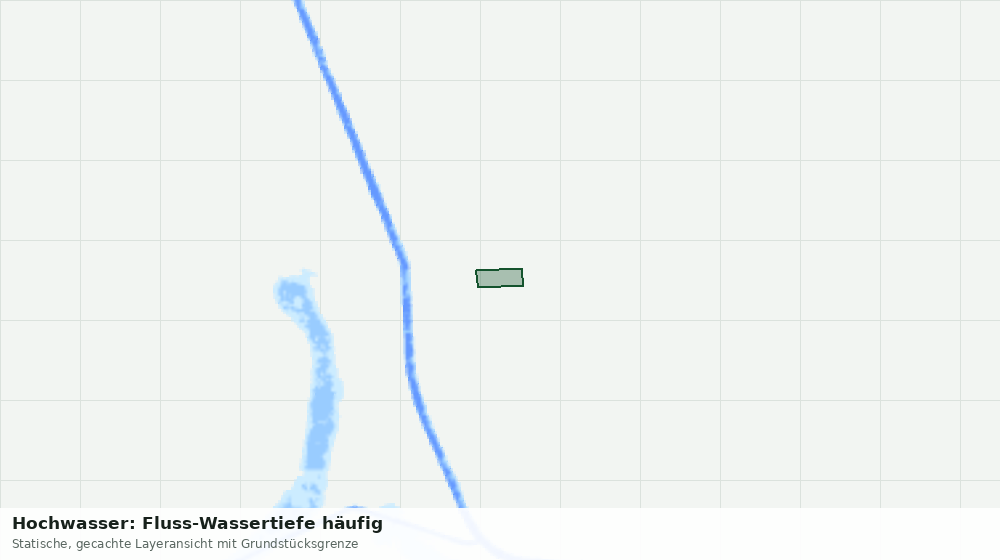 Statische Kartenansicht: Hochwasser: Fluss-Wassertiefe häufig