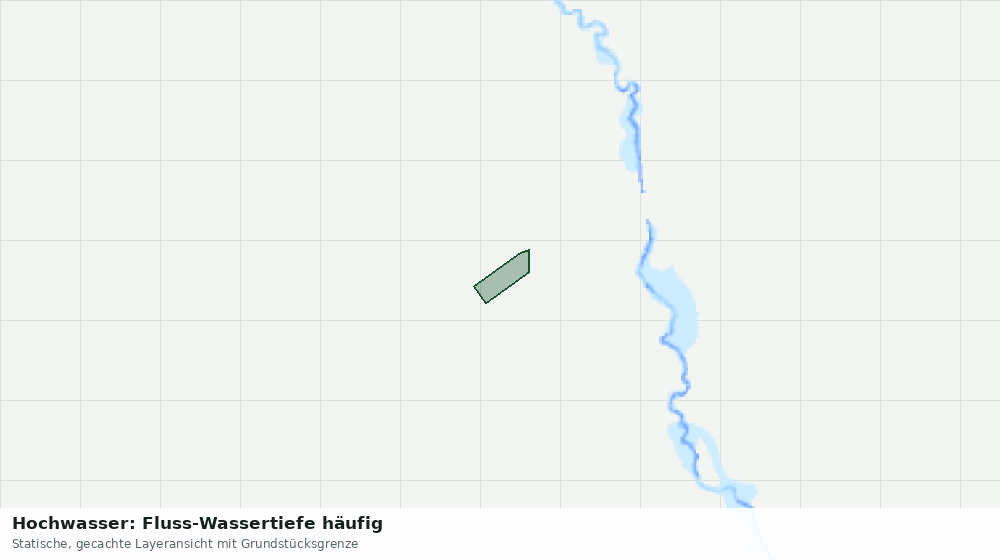 Statische Kartenansicht: Hochwasser: Fluss-Wassertiefe häufig