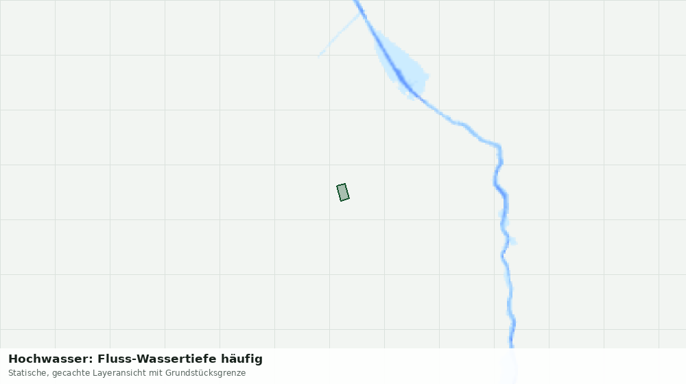 Statische Kartenansicht: Hochwasser: Fluss-Wassertiefe häufig