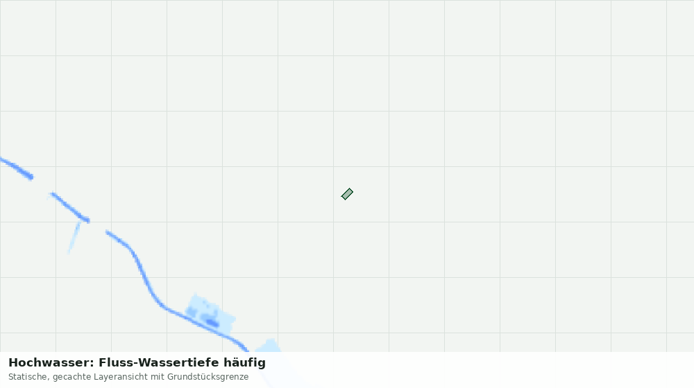 Statische Kartenansicht: Hochwasser: Fluss-Wassertiefe häufig