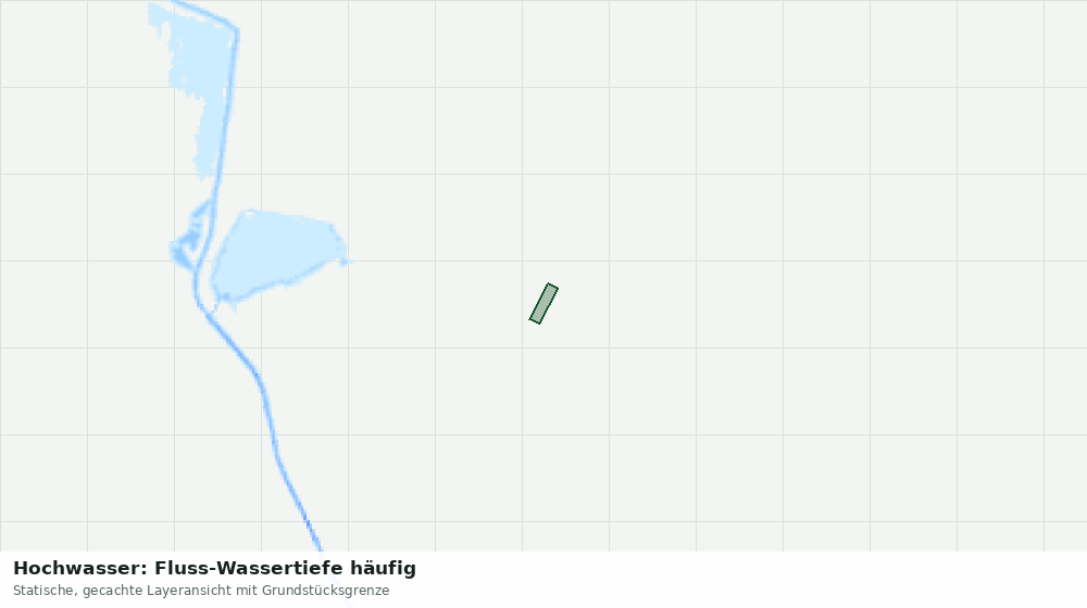 Statische Kartenansicht: Hochwasser: Fluss-Wassertiefe häufig