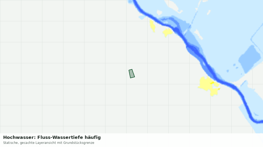 Statische Kartenansicht: Hochwasser: Fluss-Wassertiefe häufig