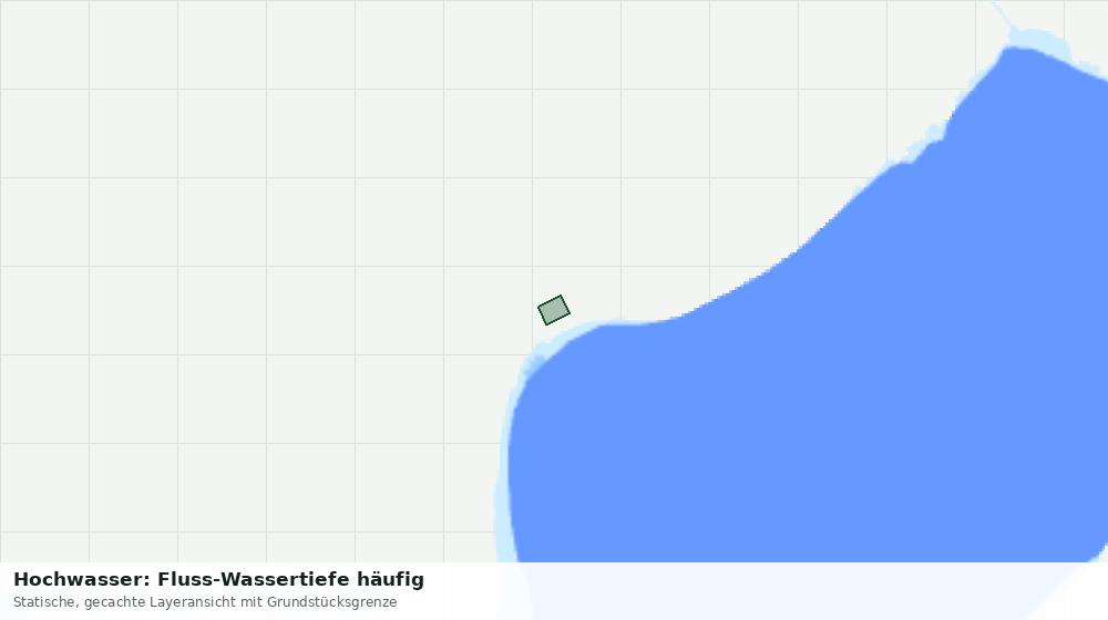 Statische Kartenansicht: Hochwasser: Fluss-Wassertiefe häufig