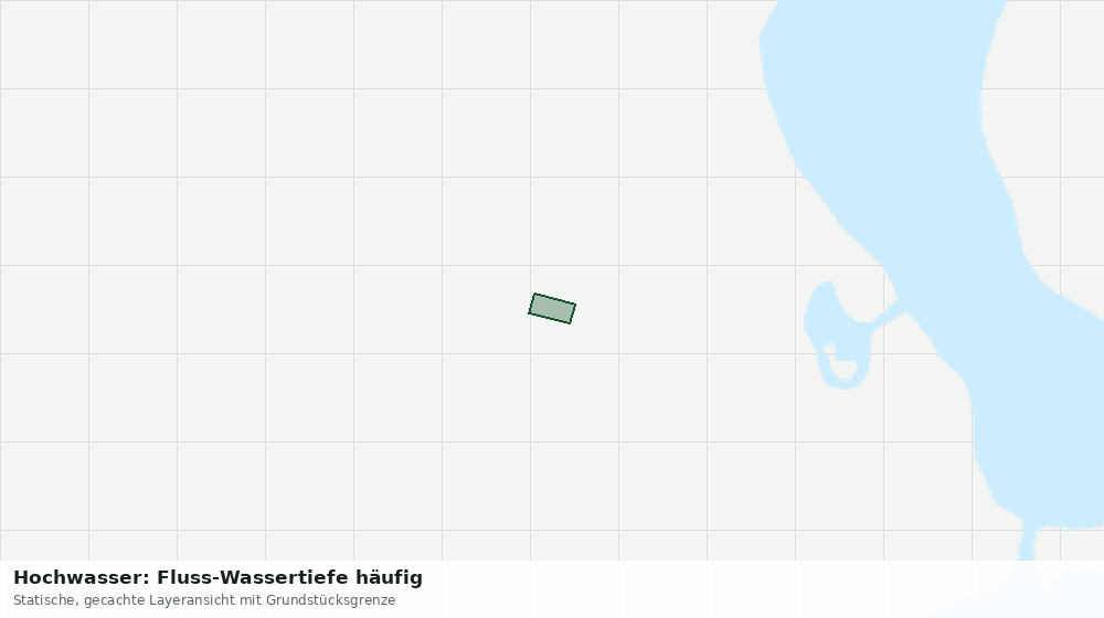 Statische Kartenansicht: Hochwasser: Fluss-Wassertiefe häufig