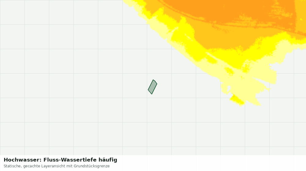 Statische Kartenansicht: Hochwasser: Fluss-Wassertiefe häufig