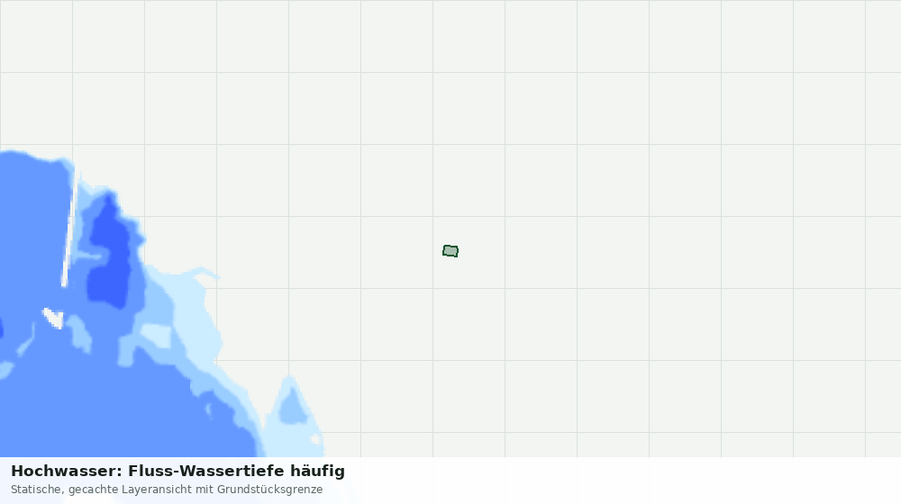 Statische Kartenansicht: Hochwasser: Fluss-Wassertiefe häufig