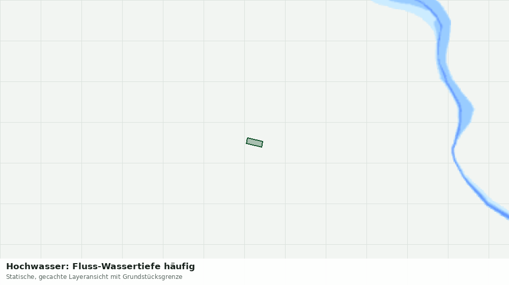 Statische Kartenansicht: Hochwasser: Fluss-Wassertiefe häufig