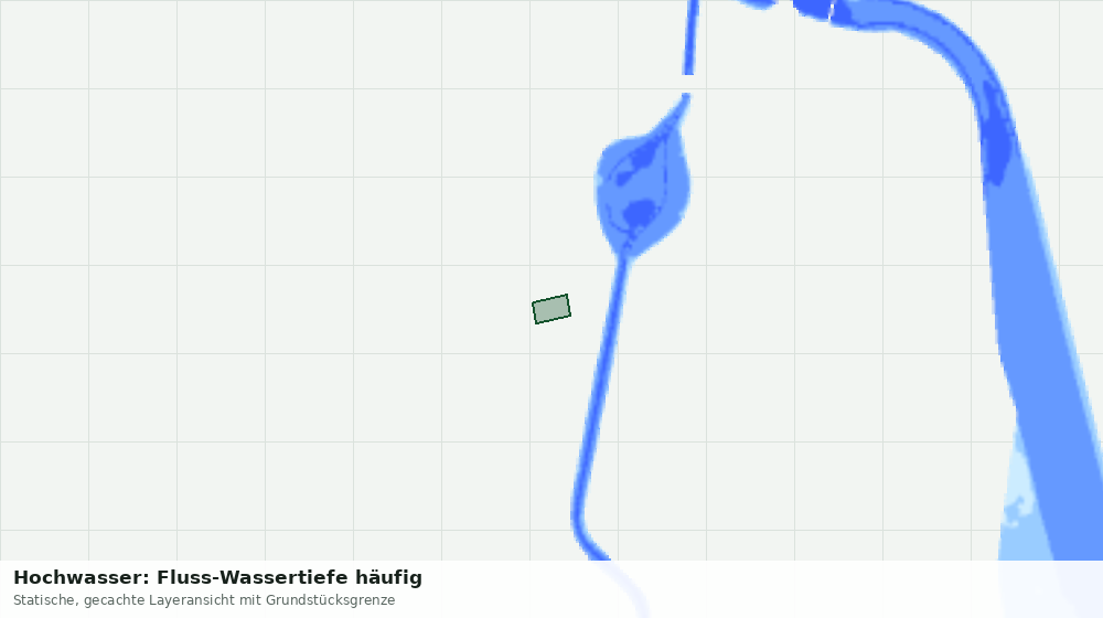 Statische Kartenansicht: Hochwasser: Fluss-Wassertiefe häufig