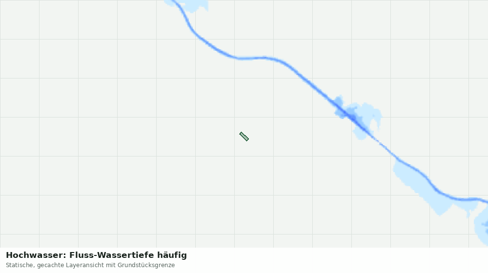 Statische Kartenansicht: Hochwasser: Fluss-Wassertiefe häufig