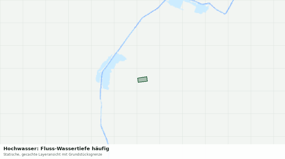 Statische Kartenansicht: Hochwasser: Fluss-Wassertiefe häufig