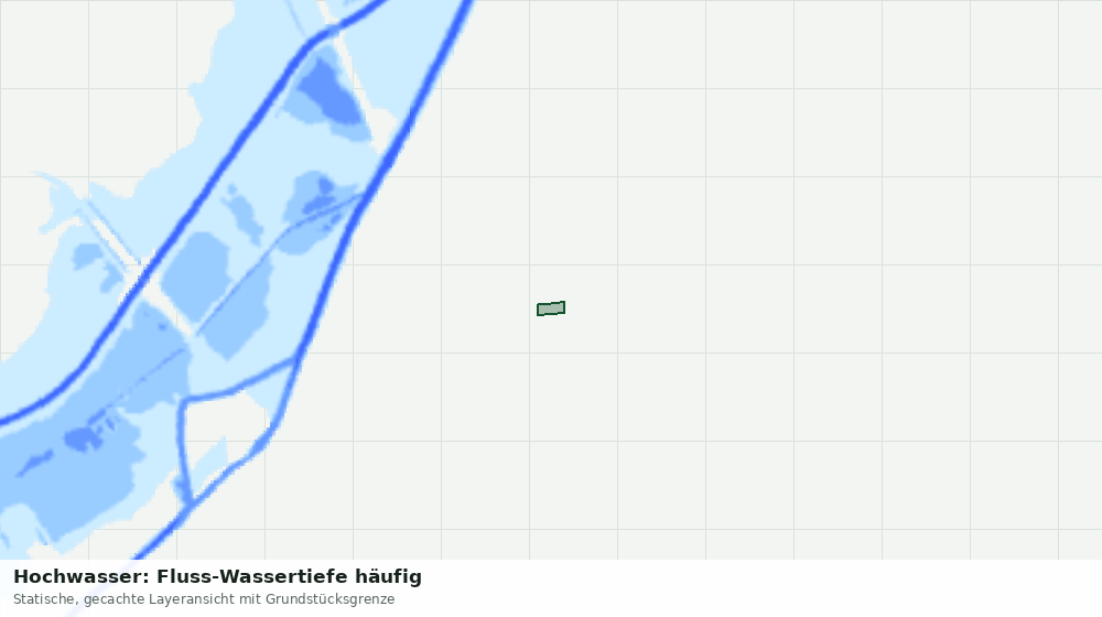 Statische Kartenansicht: Hochwasser: Fluss-Wassertiefe häufig