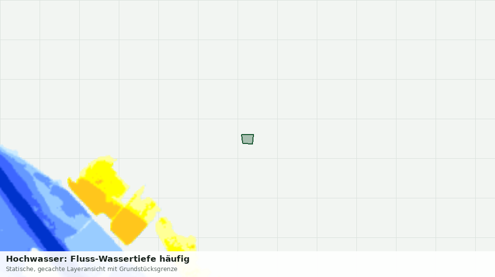 Statische Kartenansicht: Hochwasser: Fluss-Wassertiefe häufig