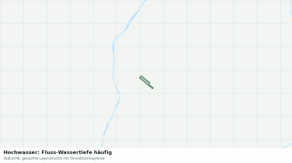 Statische Kartenansicht: Hochwasser: Fluss-Wassertiefe häufig