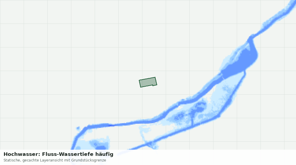 Statische Kartenansicht: Hochwasser: Fluss-Wassertiefe häufig