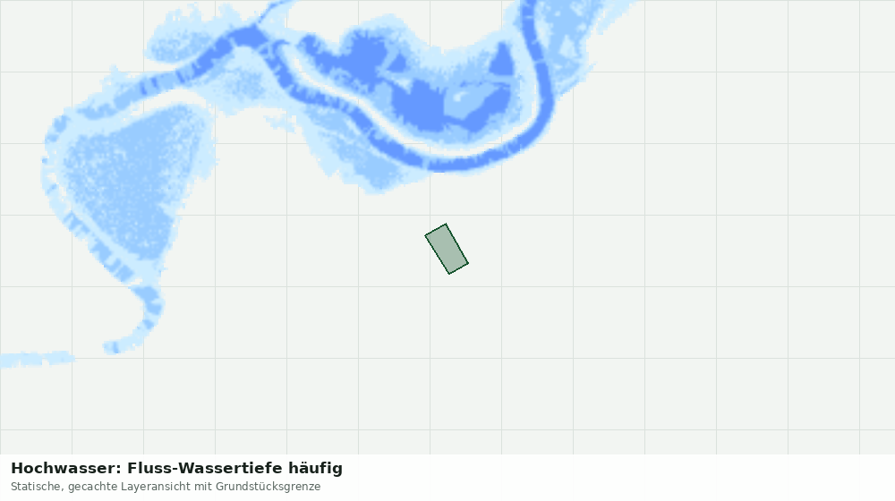 Statische Kartenansicht: Hochwasser: Fluss-Wassertiefe häufig
