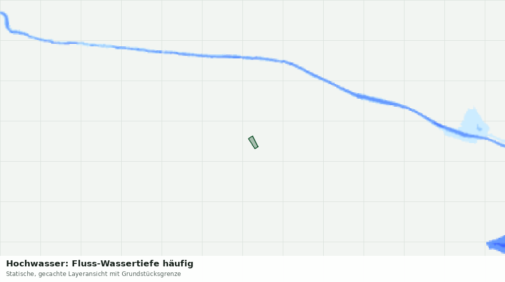 Statische Kartenansicht: Hochwasser: Fluss-Wassertiefe häufig