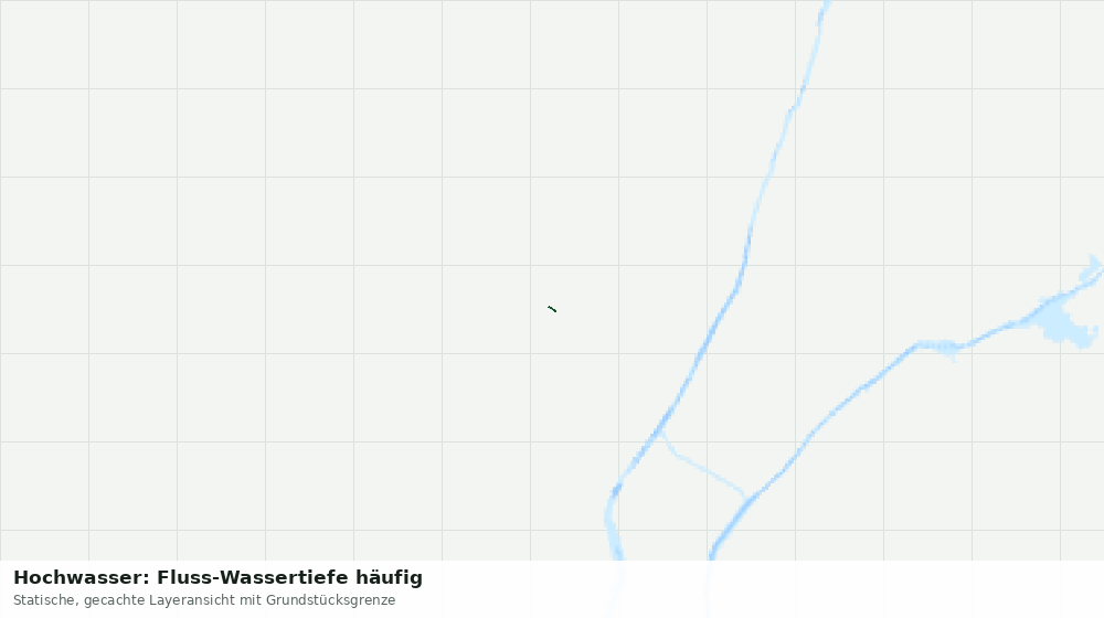 Statische Kartenansicht: Hochwasser: Fluss-Wassertiefe häufig