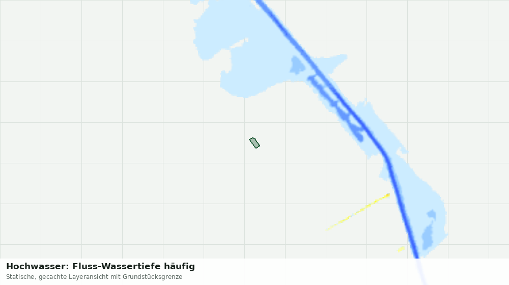 Statische Kartenansicht: Hochwasser: Fluss-Wassertiefe häufig