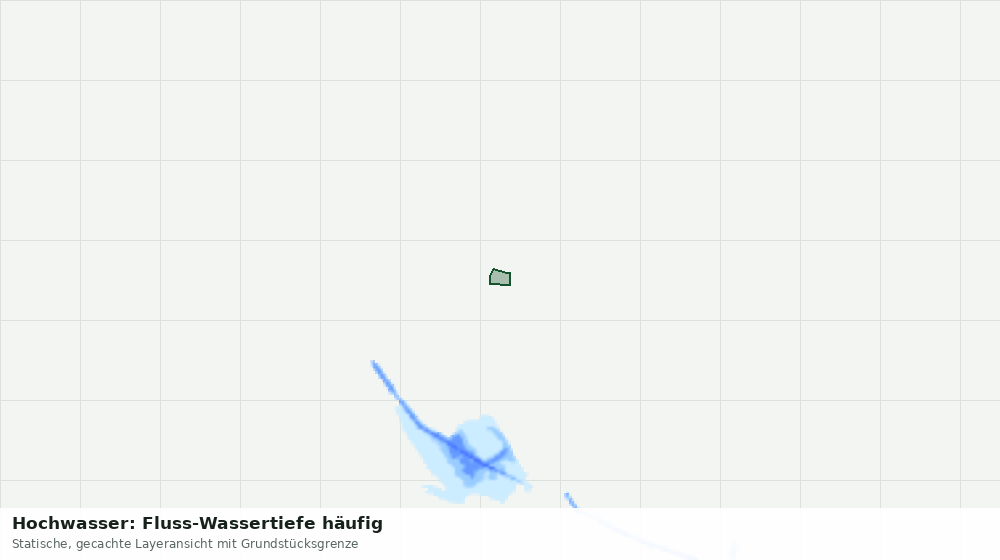 Statische Kartenansicht: Hochwasser: Fluss-Wassertiefe häufig