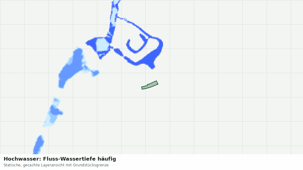 Statische Kartenansicht: Hochwasser: Fluss-Wassertiefe häufig