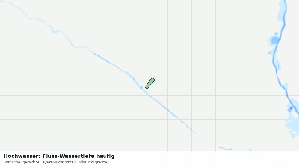 Statische Kartenansicht: Hochwasser: Fluss-Wassertiefe häufig