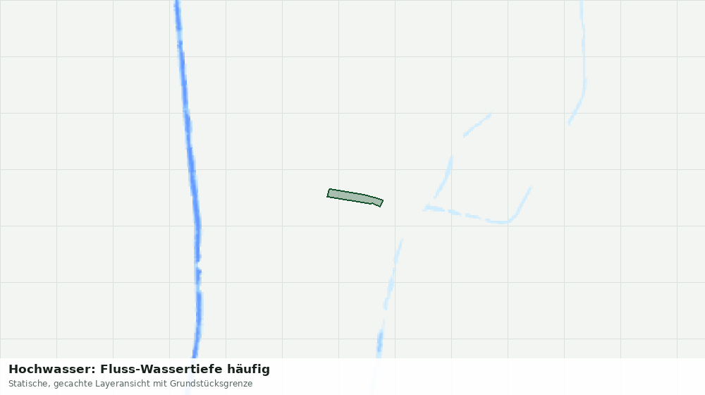 Statische Kartenansicht: Hochwasser: Fluss-Wassertiefe häufig