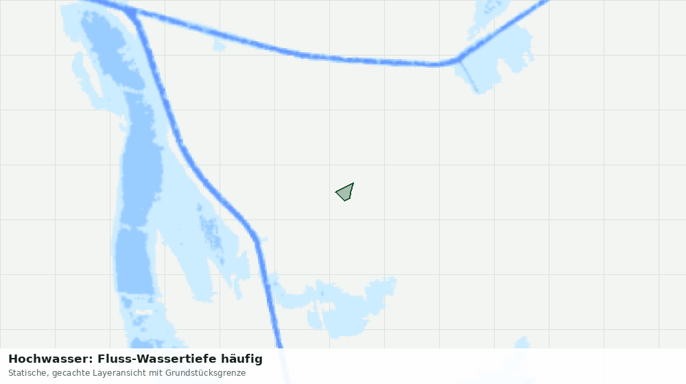Statische Kartenansicht: Hochwasser: Fluss-Wassertiefe häufig