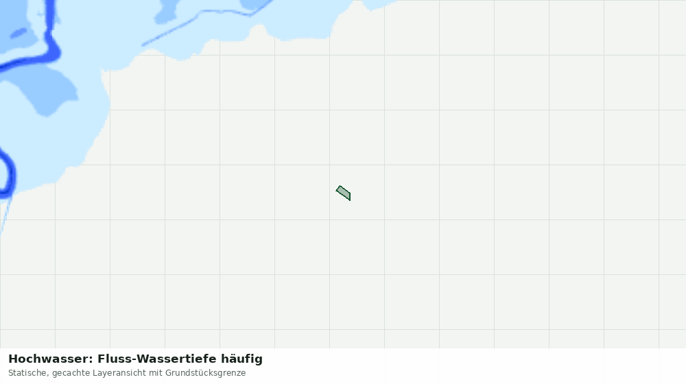 Statische Kartenansicht: Hochwasser: Fluss-Wassertiefe häufig