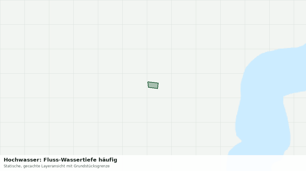 Statische Kartenansicht: Hochwasser: Fluss-Wassertiefe häufig