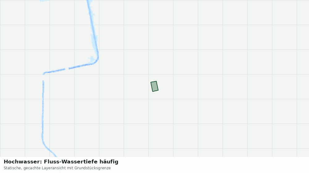 Statische Kartenansicht: Hochwasser: Fluss-Wassertiefe häufig